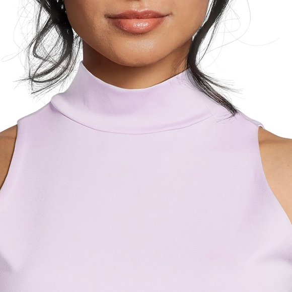 Juniors Sleeveless Mock neck top Super Soft & Stretchy Perfect for Layering NWT - Picture 3 of 6